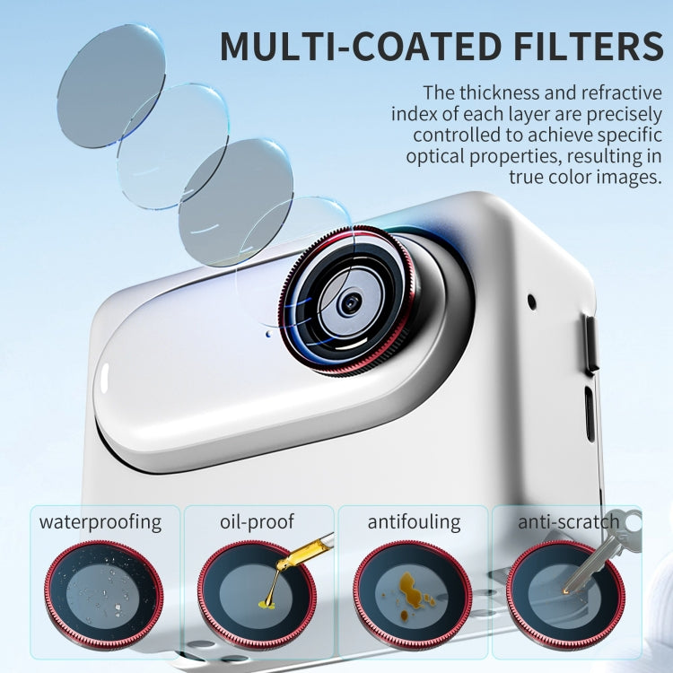 Filtro de lente de cámara STARTRC CPL para Insta360 GO 3S, CPL