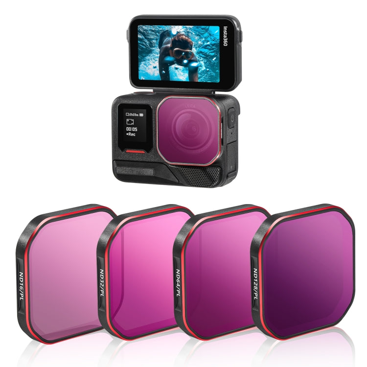 Filtro de lente de cámara STARTRC 4 en 1 ND16PL ND32PL ND64PL ND128PL para Insta360 Ace Pro 2