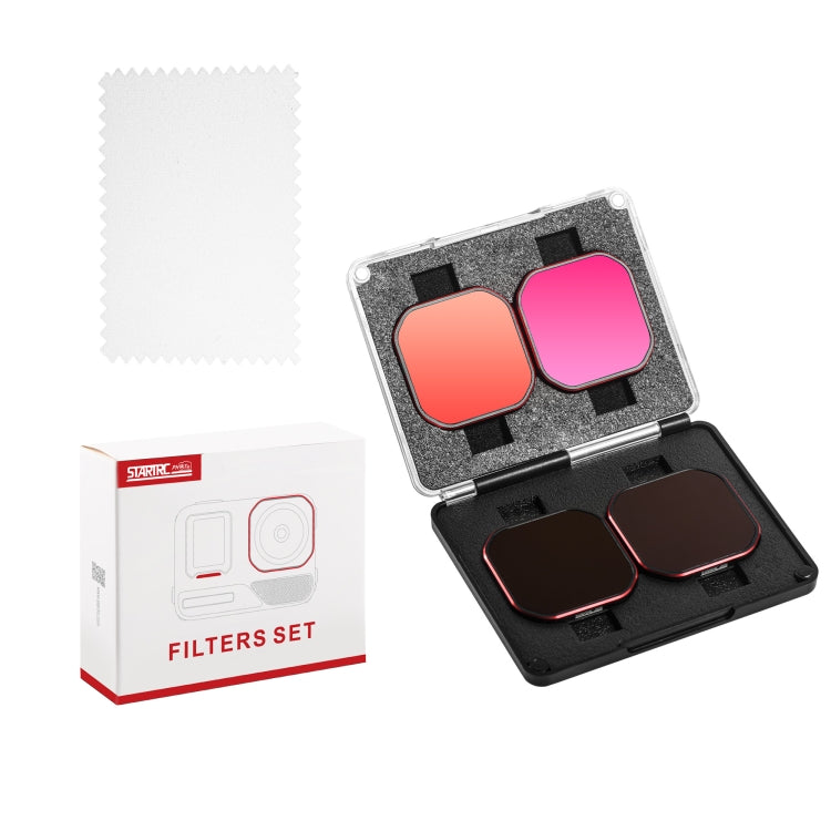 Filtro de lente de cámara STARTRC 4 en 1 ND16PL ND32PL ND64PL ND128PL para Insta360 Ace Pro 2