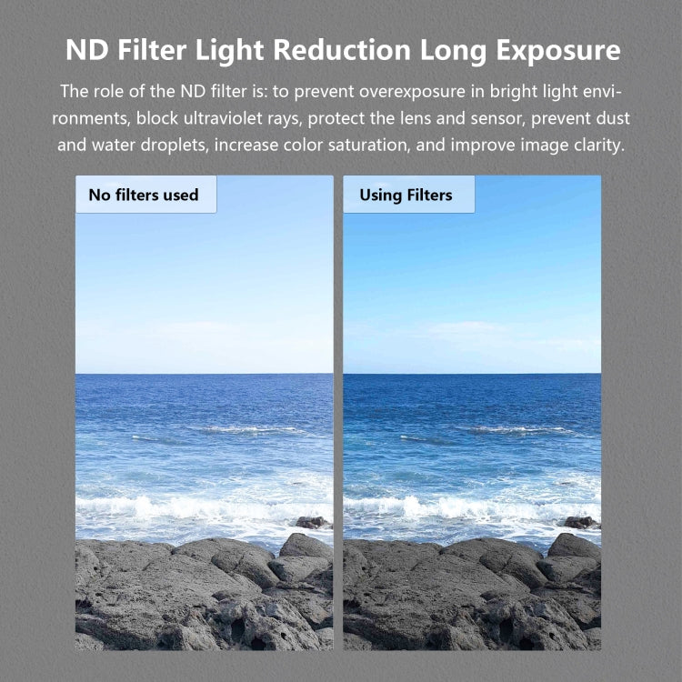 Filtro de lente de cámara STARTRC 4 en 1 ND16PL ND32PL ND64PL ND128PL para Insta360 Ace Pro 2