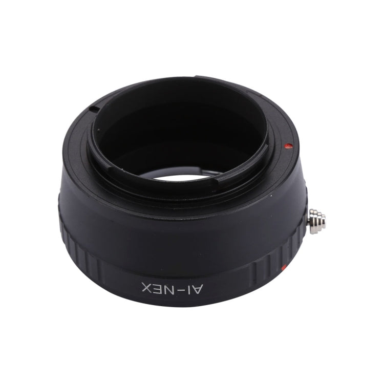 Adaptador de lente de montura AI a lente de montura NEX para lentes de cámaras Nikon AI Series, Sony NEX Series, AI to NEX