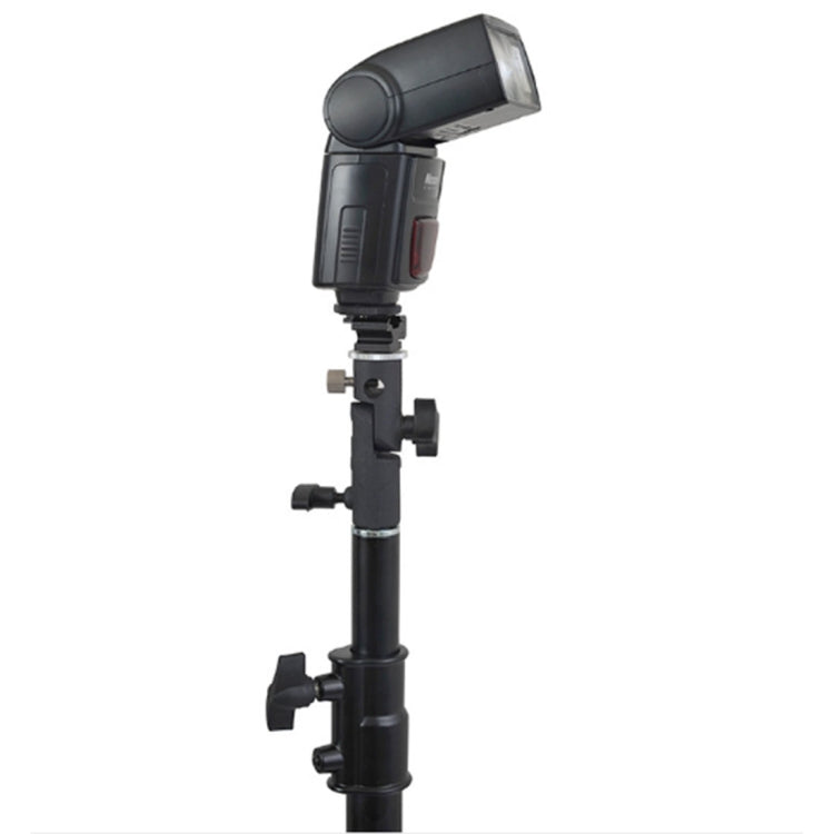 Soporte de paraguas con soporte de luz de flash multifuncional tipo E, carga máxima: 3 kg, E-bracket