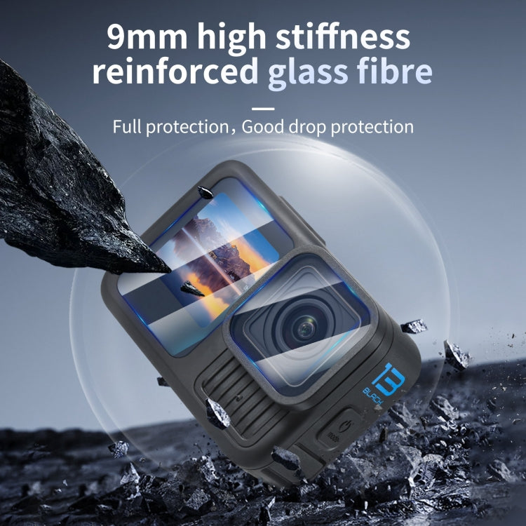 Para GoPro HERO13 Black STARTRC 2 juegos 3 en 1 de lentes y película de vidrio templado para pantalla frontal y trasera