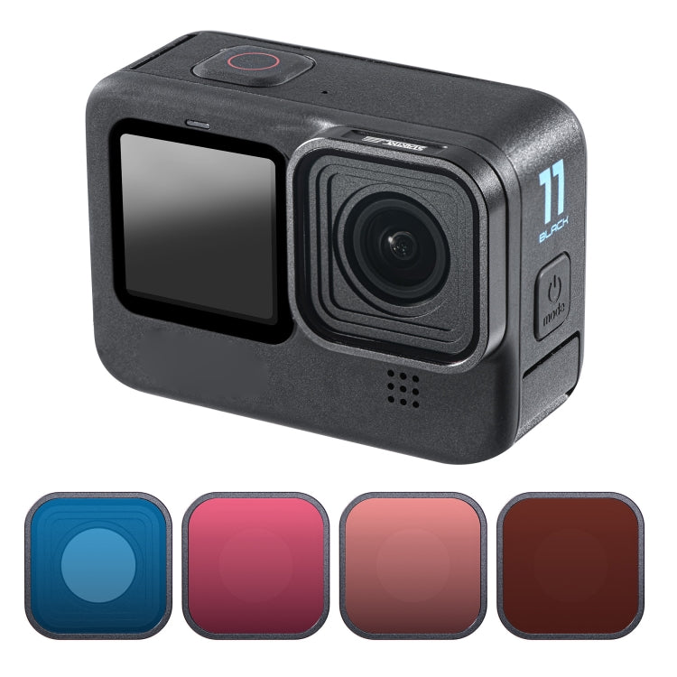 Filtro de lente STARTRC 4 en 1 ND8 ND16 ND32 CPL para GoPro HERO13 Negro /12 Negro /11 Negro /10 Negro /9 Negro, For GoPro HERO13 Black /12 Black /11 Black /10 Black /9 Black