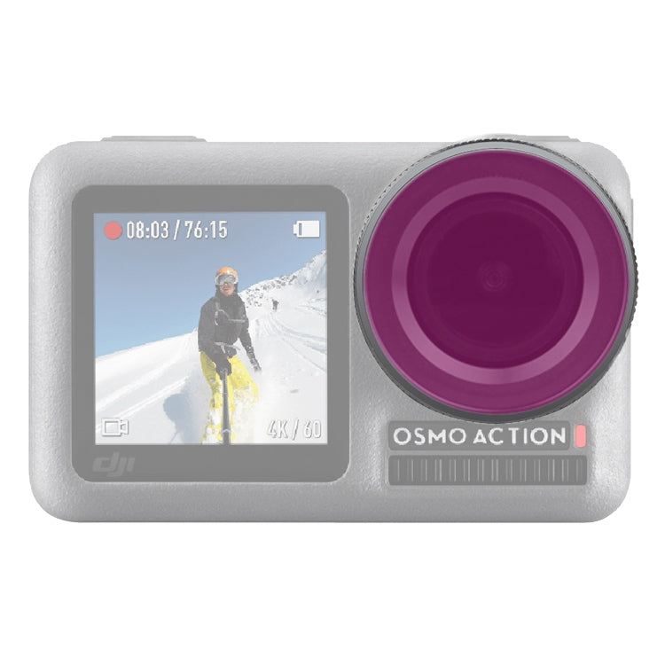 Sunnylife OA-FI179 Filtro de buceo para lentes para DJI OSMO ACTION, OA-FI179, Purple