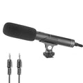 YELANGU YLG1401A Micrófono de escopeta de condensador profesional de doble poste trasero para videocámaras DSLR y DV