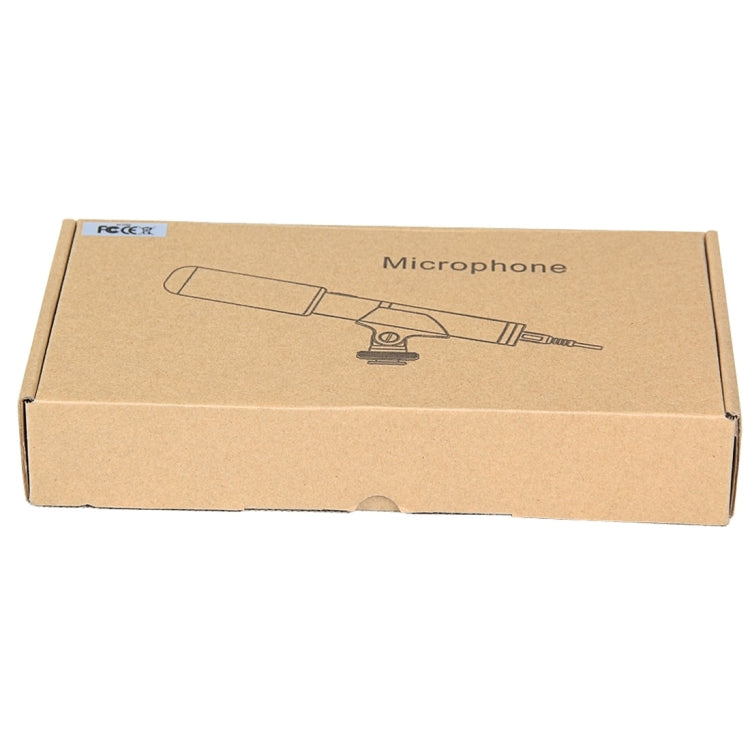 YELANGU YLG1401A Micrófono de escopeta de condensador profesional de doble poste trasero para videocámaras DSLR y DV