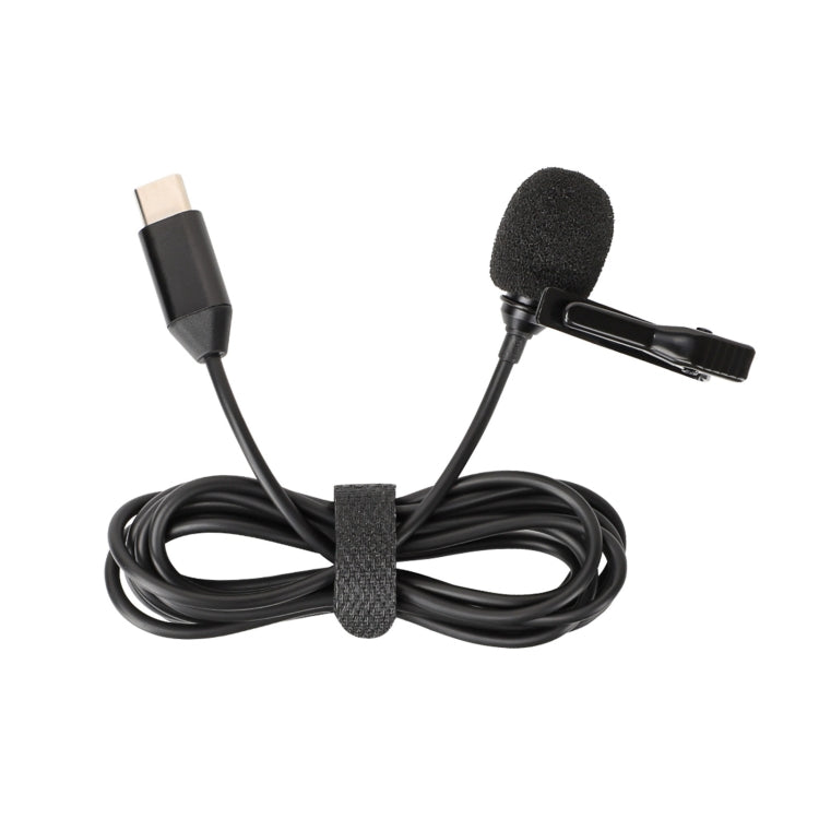 Micrófono de grabación tipo C con clip de solapa para Insta360 Ace/Ace Pro, Lavalier Clip Microphone