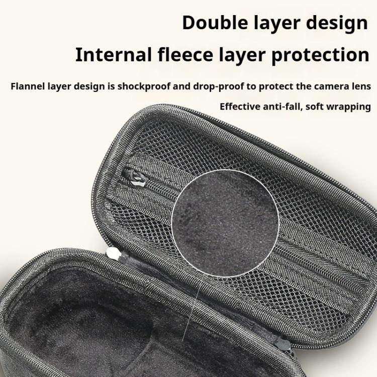 Funda de transporte portátil para Insta360 X4 / X5, tamaño: 16 x 8,1 x 6,6 cm., 16 x 8.1 x 6.6cm