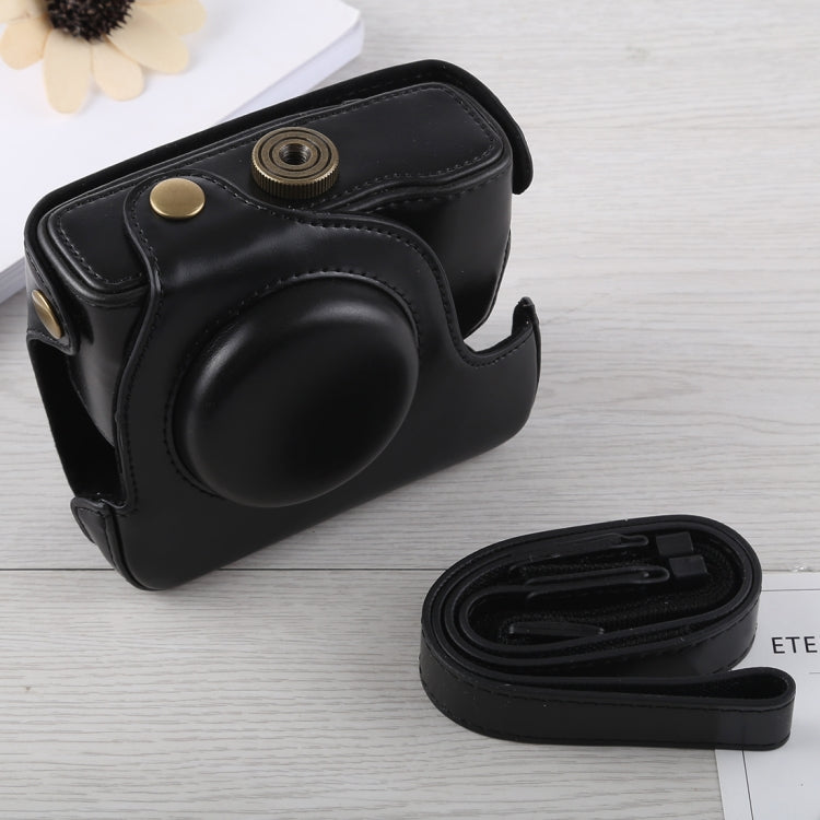 Funda de cuero PU para cámara de cuerpo completo con correa para Canon G16, For G16