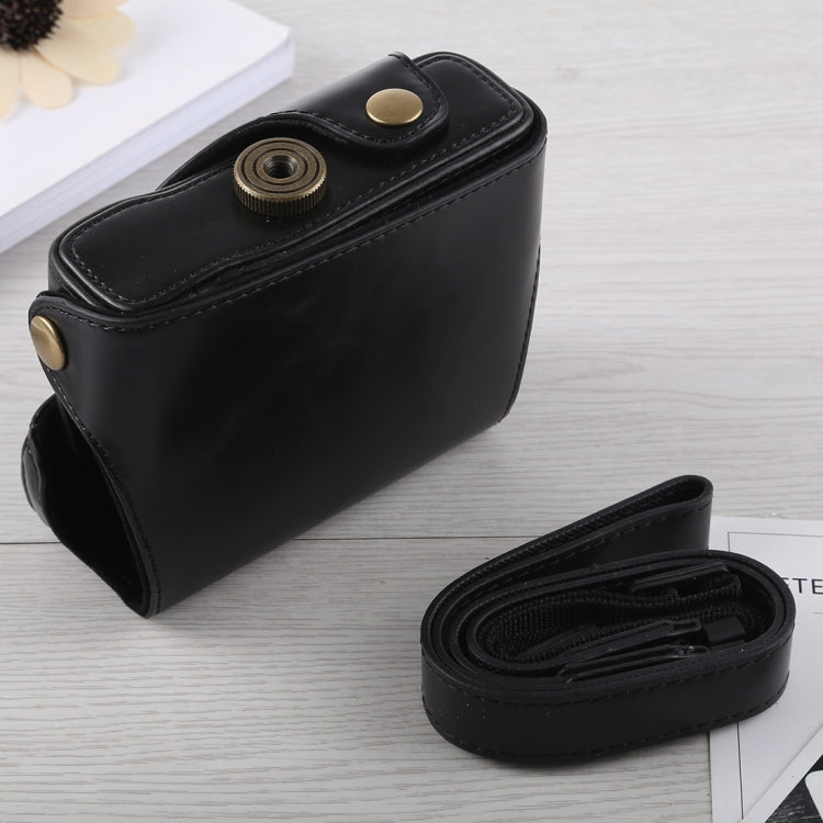 Funda de cuero PU para cámara de cuerpo completo con correa para Canon G16, For G16