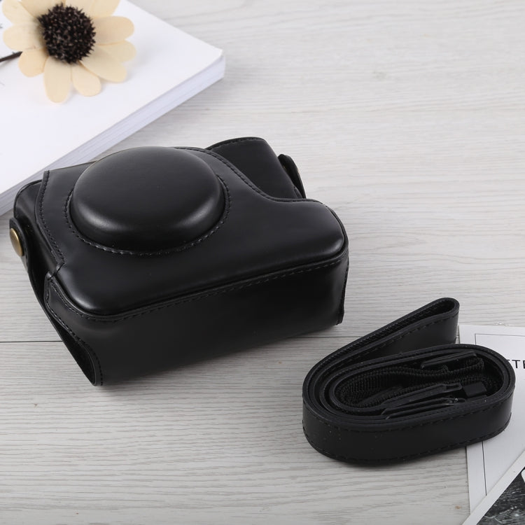 Funda de cuero PU para cámara de cuerpo completo con correa para Canon G16, For G16