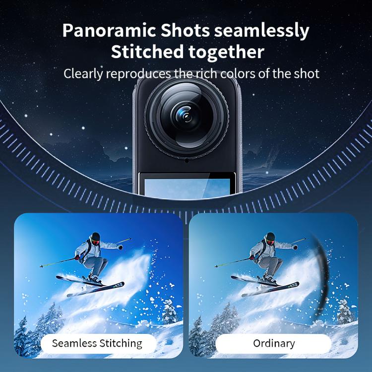 Para insta360 X5 STARTRC Protector de lente giratorio de PC, PC Lens Cover