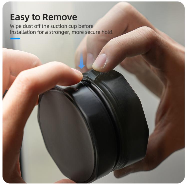 Base adaptadora de ventosa universal Sunnylife con fuerte succión para cámaras de acción