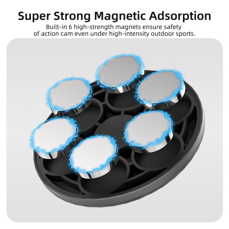 Soporte de base magnética de liberación rápida Sunnylife de 1/4" con inclinación ajustable de 180° para mesa Insta360 X4 Air / X5 / Ace / Ace Pro 2 / 1, DZ-142 For Insta360 X4 Air / X5