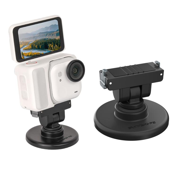 Soporte de base magnética de liberación rápida Sunnylife de 1/4" con inclinación ajustable de 180° para mesa, compatible con Insta360 GO Ultra., DZ-143 For Insta360 GO Ultra