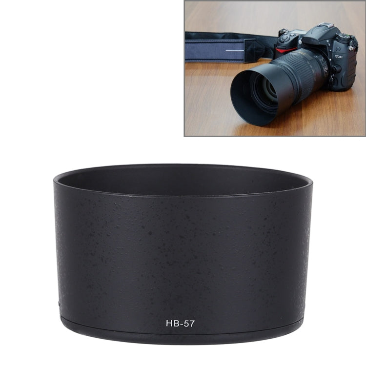 Parasol HB-57 para lente Nikon AF-S 55-300 mm F4.5-5.6G ED VR, HB-57