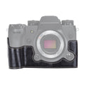Base de media caja para cámara de cuero PU con rosca de 1/4 de pulgada para FUJIFILM X-H1, For FUJIFILM X-H1, For FUJIFILM XH1
