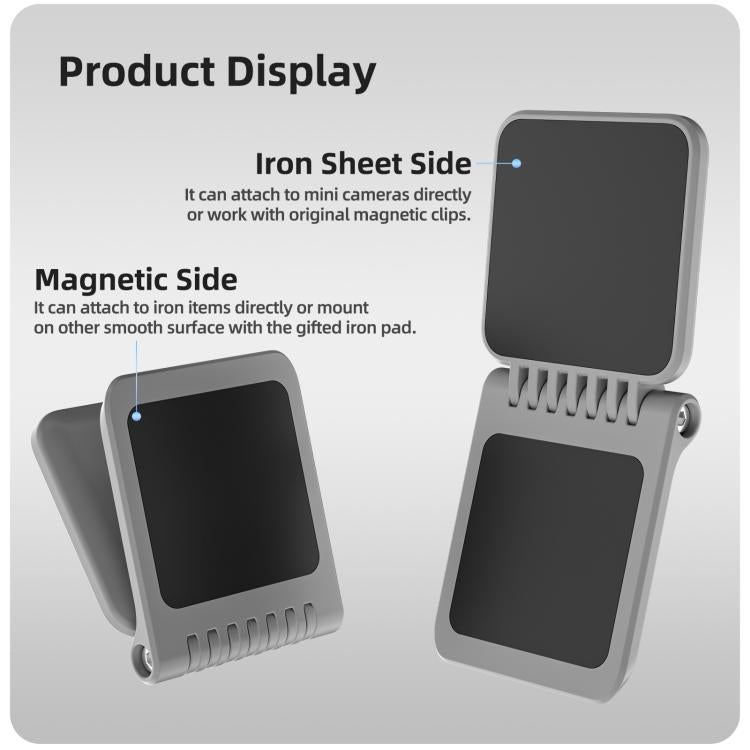 Soporte magnético universal portátil Sunnylife para mesa, con base ajustable y rotación de 180 grados para minicámaras., Universal