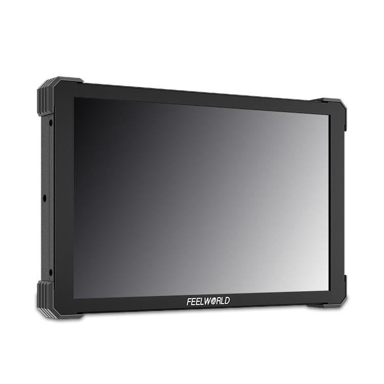 Monitor de campo para cámara DSLR FEELWORLD T10 de 10,1 pulgadas, de aluminio, con pantalla táctil y HDMI 4K, T10