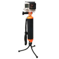 Empuñadura flotante con soporte para trípode y correa ajustable antipérdida para GoPro Hero11 Black / HERO10 Black / HERO9 Black /HERO8 / HERO7 /6/5/5 Session /4 Session /4/3+ /3/2/1, Insta360 ONER, DJI Osmo Action y otras cámaras de acción, Tripod Holde