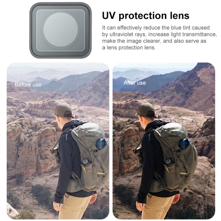 Para pieza de reparación de lentes protectoras UV GoPro HERO5, For GoPro HERO5 UV Filters