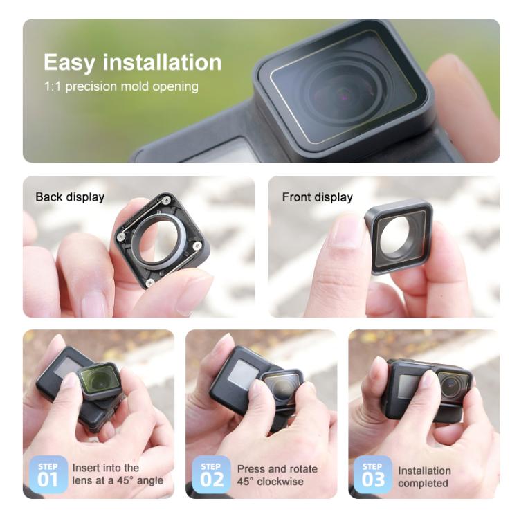 Para pieza de reparación de lentes protectoras UV GoPro HERO5, For GoPro HERO5 UV Filters