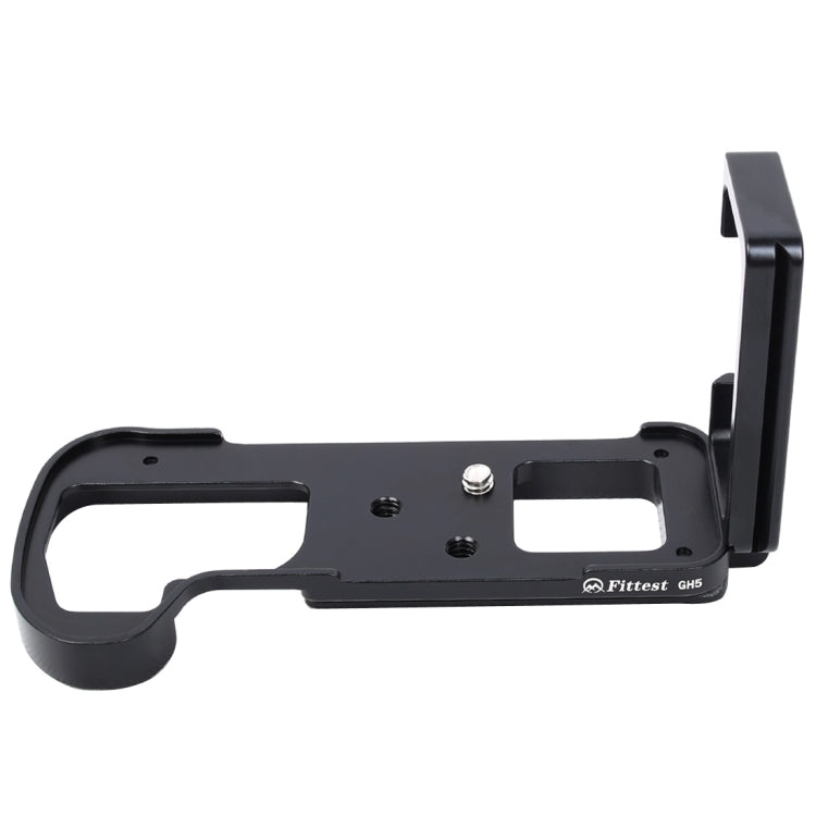 FITTEST LB-GH5 soporte de placa L de liberación rápida de disparo Vertical soporte de Base para cámara Panasonic LUMIX GH5 rótula de Metal, Panasonic LUMIX GH5