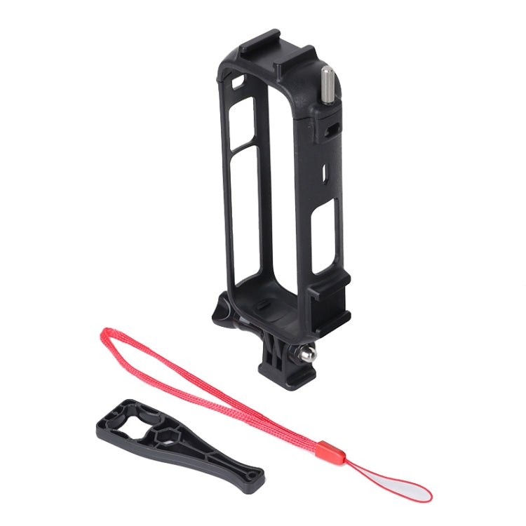 Marco protector de plástico ABS para zapata fría Insta360 X4 con adaptador de montaje y tornillo, ABS Frame