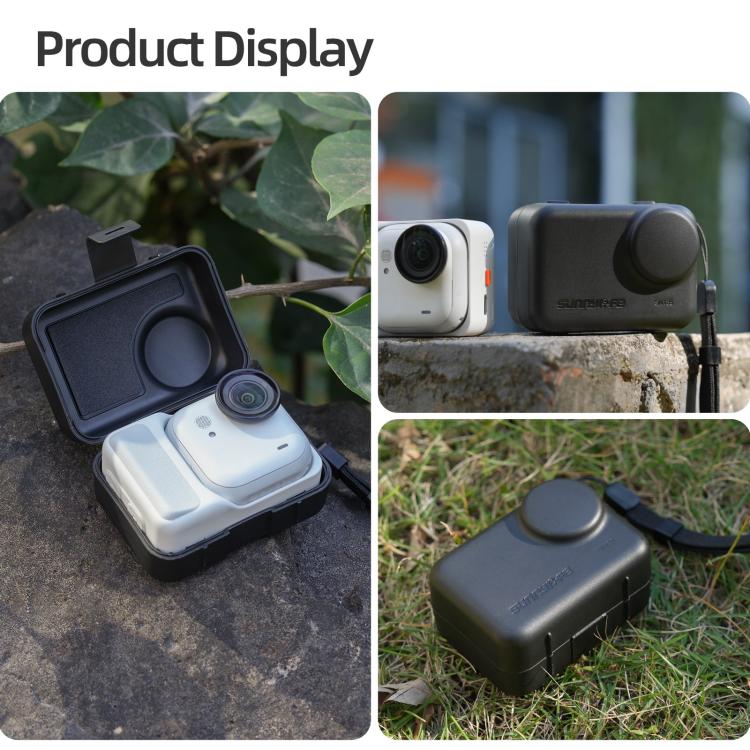 Estuche protector portátil Sunnylife para Insta360 GO Ultra, a prueba de golpes y polvo, con cordón., For Insta360 GO Ultra