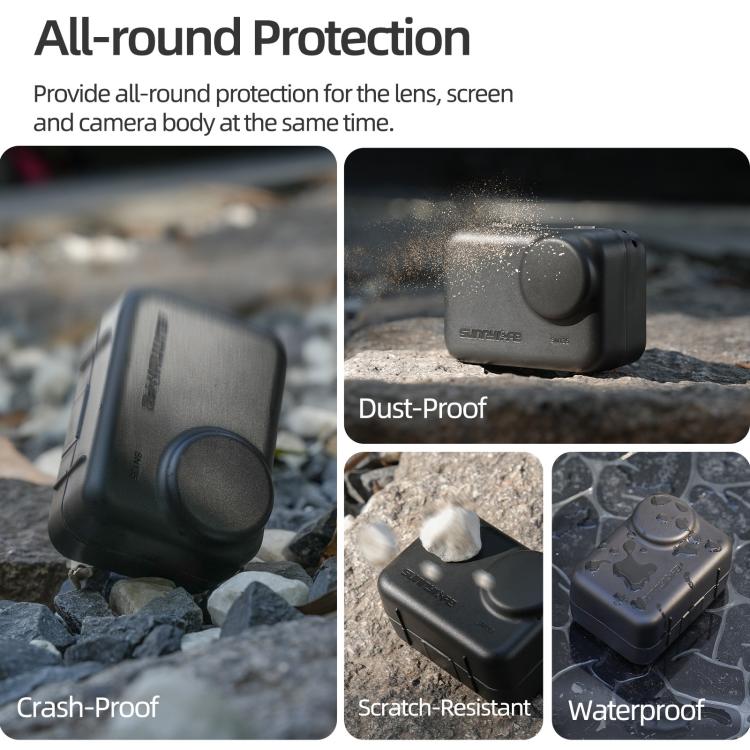 Estuche protector portátil Sunnylife para Insta360 GO Ultra, a prueba de golpes y polvo, con cordón., For Insta360 GO Ultra
