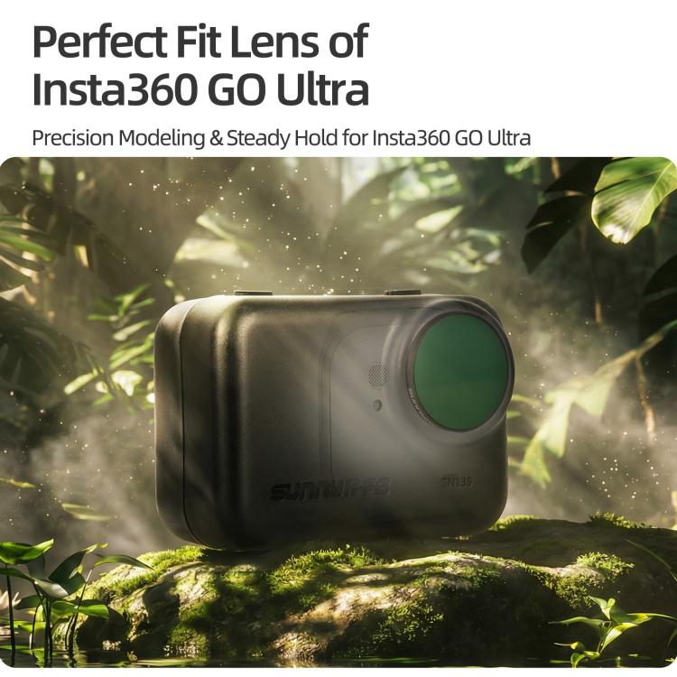 Estuche protector portátil Sunnylife para Insta360 GO Ultra, a prueba de golpes y polvo, con cordón., For Insta360 GO Ultra