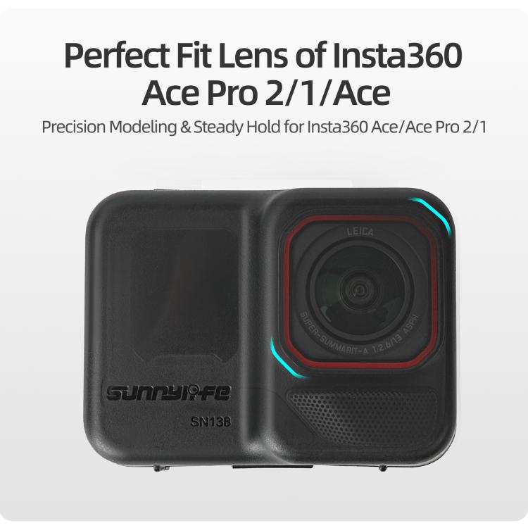 Funda protectora portátil Sunnylife para Insta360 Ace / Ace Pro 2 / 1. Caja de almacenamiento a prueba de golpes y polvo con cordón., For Insta360 Ace / Ace Pro 2 / 1