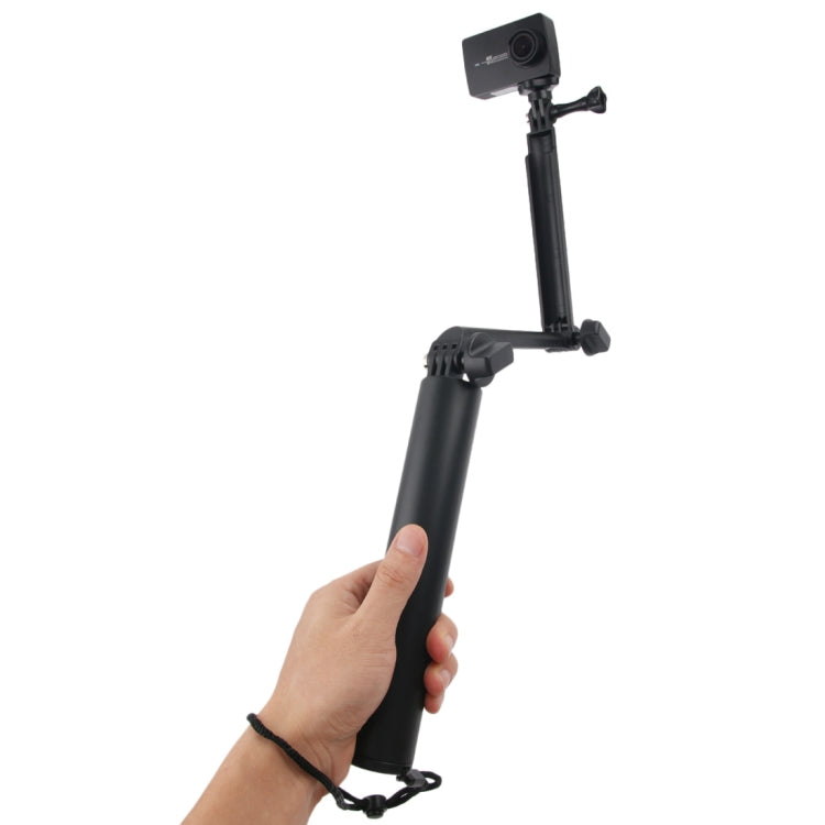 Monopié de 3 vías + palo selfie con soporte mágico para GoPro Hero11 Black / HERO10 Black / HERO9 Black /HERO8 / HERO7 /6/5/5 Session /4 Session /4/3+ /3/2/1, Insta360 ONE R, DJIOsmo Action y otras cámaras de acción, longitud: 24,5-63 cm               ...