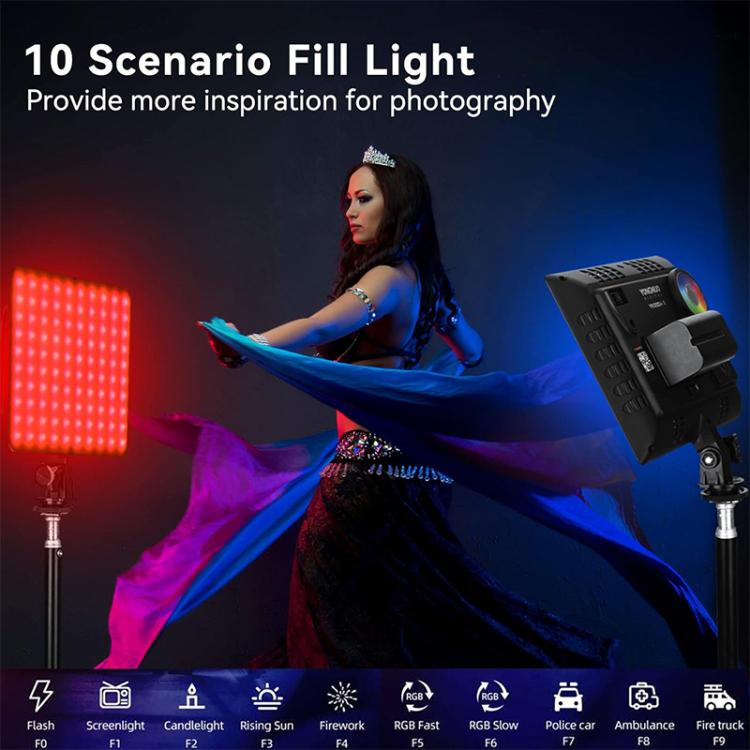 Panel de luz LED YONGNUO YN300Air II para vlogs, RGB, gama completa, bicolor 3200K-5600K., YN300Air II