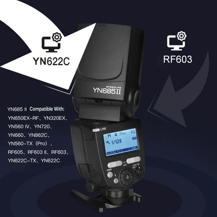 YONGNUO YN685 II/C TTL Flash Speedlite para Canon, YN685 II/C For Canon