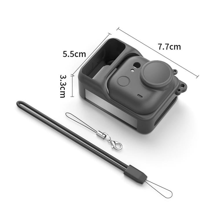 Funda protectora de silicona Ultra con correa para Insta360 Go, For Insta360 Go Ultra