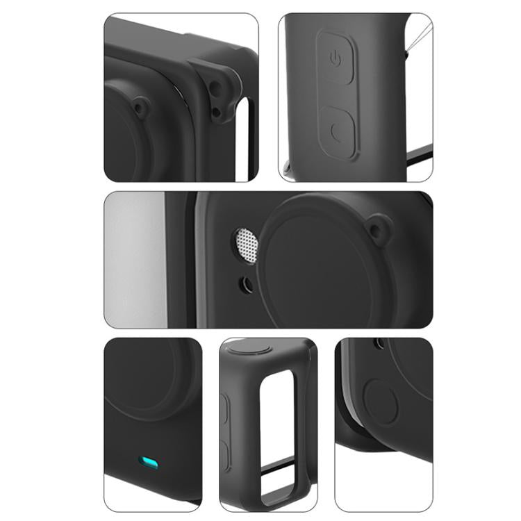 Funda protectora de silicona Ultra con correa para Insta360 Go, For Insta360 Go Ultra