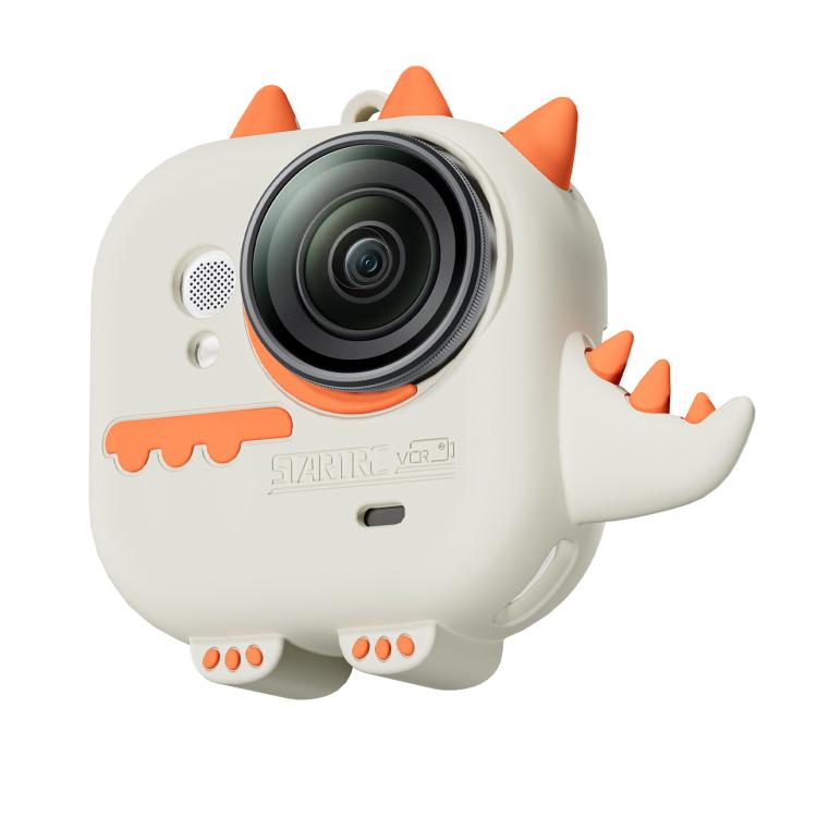 Funda protectora de silicona con diseño de dragón adorable para Insta360 GO Ultra STARTRC con cordón., For Insta360 GO Ultra