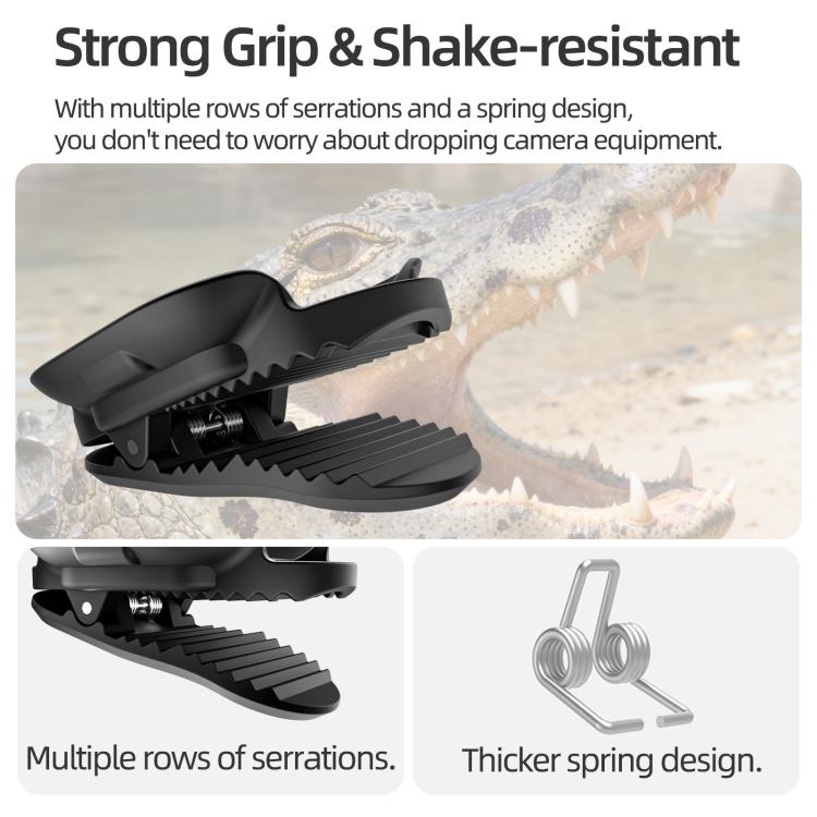 Clip magnético para mochila Sunnylife para cámara de acción Insta360 GO Ultra, soporte vertical-horizontal, For Insta360 GO Ultra Black