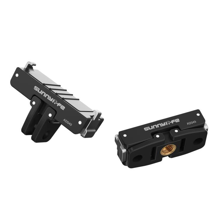 Adaptador de liberación rápida magnético Sunnylife para Insta360 GO Ultra, base plegable, adaptador de doble garra de 1/4., AD049 For Insta360 GO Ultra