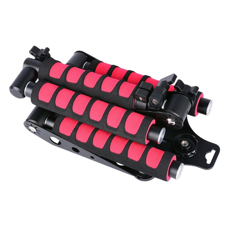YELANGU D6-2 Rig I Asas multifuncionales Soporte de hombro para cámara para cámara DSLR/cámara de vídeo, D6-2 (Red)