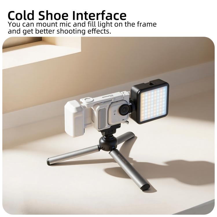 Empuñadura ergonómica de liberación rápida para fotografía callejera Insta360 GO Ultra Sunnylife, For Insta360 GO Ultra (Black), For Insta360 GO Ultra (White)