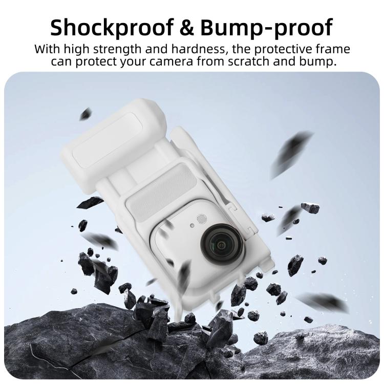 Empuñadura ergonómica de liberación rápida para fotografía callejera Insta360 GO Ultra Sunnylife, For Insta360 GO Ultra (Black), For Insta360 GO Ultra (White)
