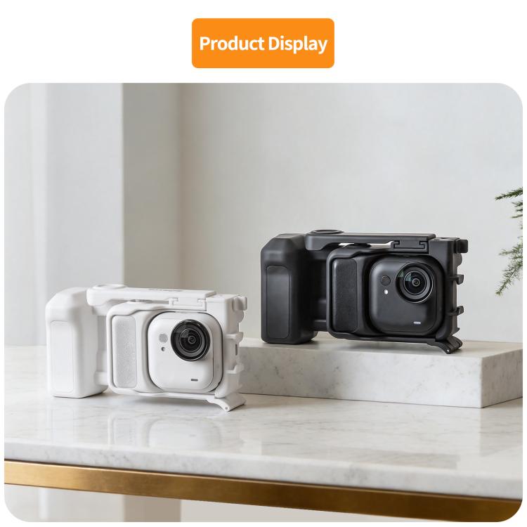 Empuñadura ergonómica de liberación rápida para fotografía callejera Insta360 GO Ultra Sunnylife, For Insta360 GO Ultra (Black), For Insta360 GO Ultra (White)