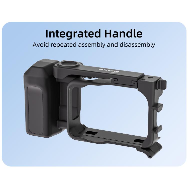 Empuñadura ergonómica de liberación rápida para fotografía callejera Insta360 GO Ultra Sunnylife, For Insta360 GO Ultra (Black), For Insta360 GO Ultra (White)