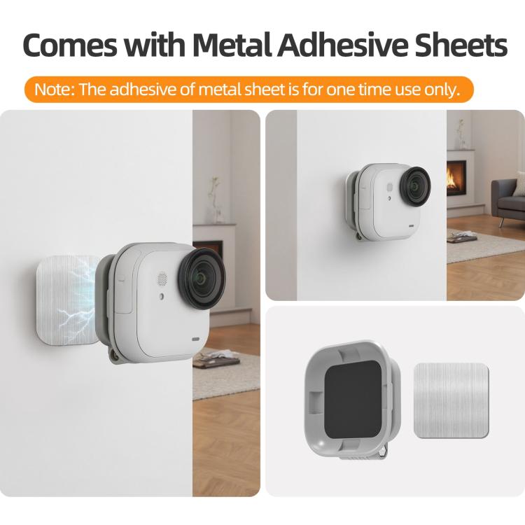Base de soporte de escritorio magnético para Insta360 GO Ultra, For Insta360 GO Ultra Grey