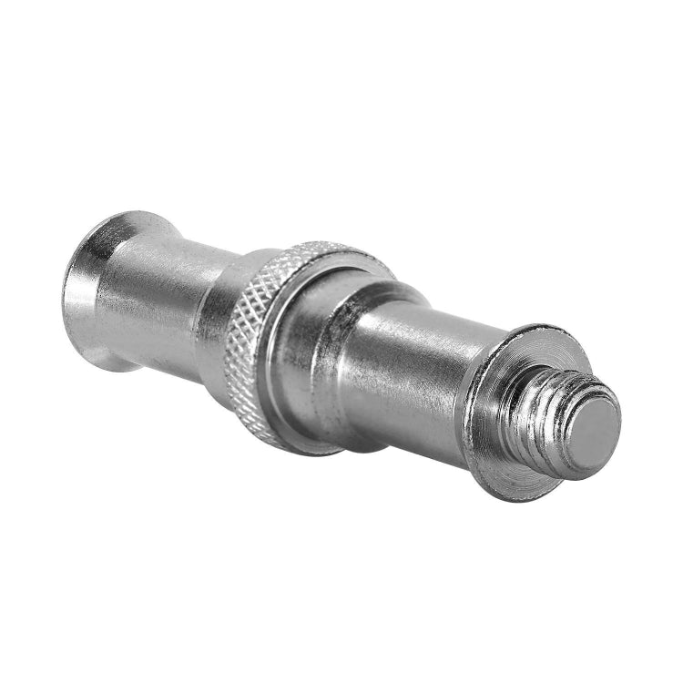 Soporte de luz de flash Adaptador de rosca de tornillo de aluminio de 1/4 a 3/8
