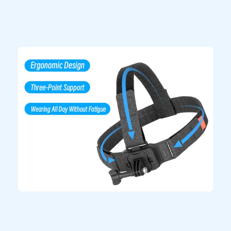 STARTRC Correa ajustable para la cabeza, magnética y ecológica, con soporte para vídeo POV, compatible con GoPro, Insta360, DJI Osmo Action y otras cámaras de acción., Magnetic Vlog POV Mount Belt