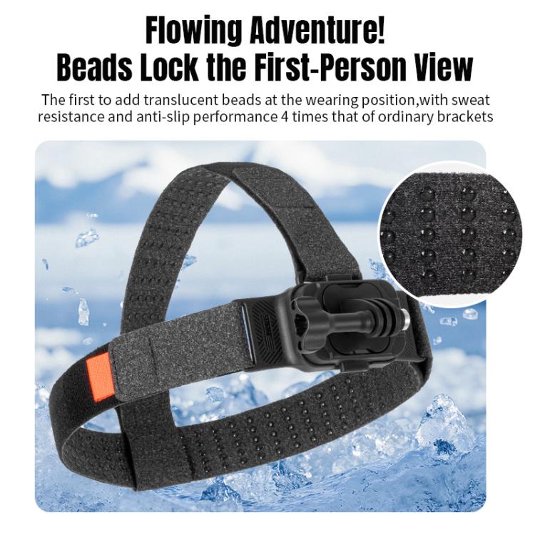 STARTRC Correa ajustable para la cabeza, magnética y ecológica, con soporte para vídeo POV, compatible con GoPro, Insta360, DJI Osmo Action y otras cámaras de acción., Magnetic Vlog POV Mount Belt